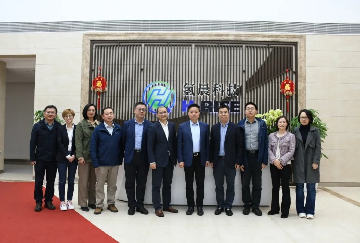申能集團(tuán)副總裁史平洋帶隊(duì)到訪氫晨科技